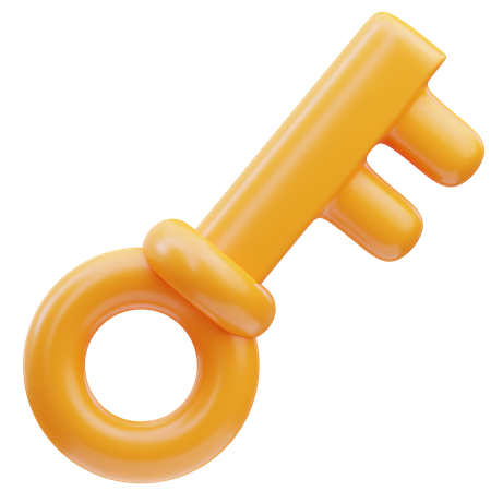 Key  3D Icon