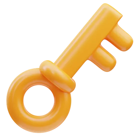 Key  3D Icon