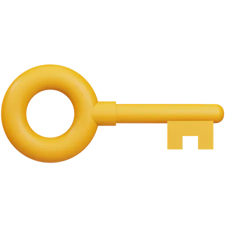 Key  3D Icon