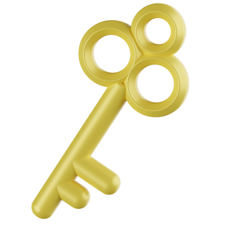 Key  3D Icon