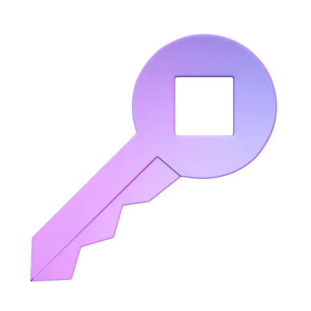 Key  3D Icon