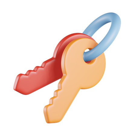 Key  3D Icon