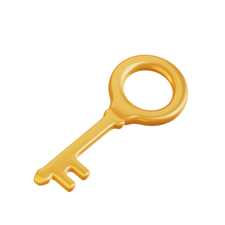 Key  3D Icon