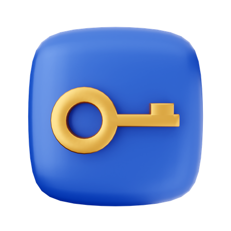 Key  3D Icon