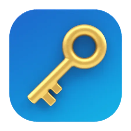 Key  3D Icon