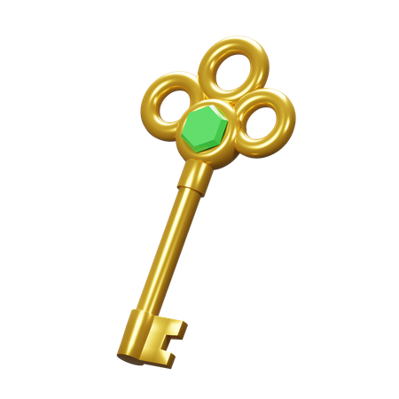 Key  3D Icon