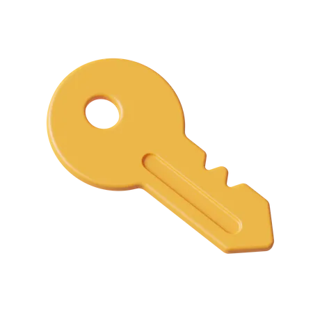 Key  3D Icon