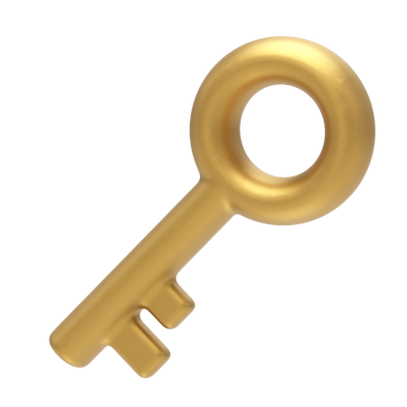 Key  3D Icon