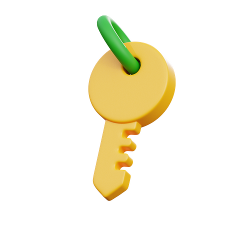 Key  3D Icon