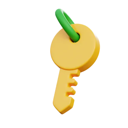 Key  3D Icon