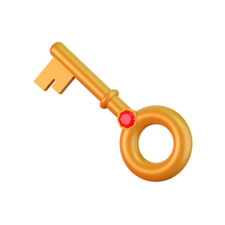 Key  3D Icon