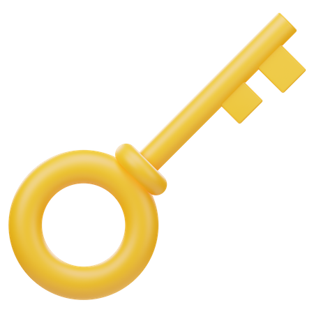 Key  3D Icon