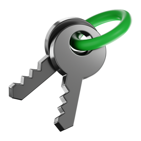 Key  3D Icon