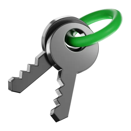 Key  3D Icon