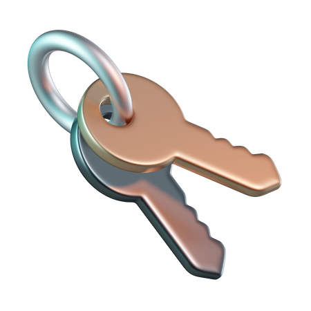 Key  3D Icon