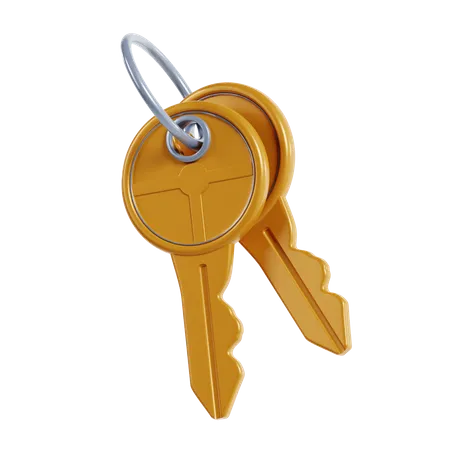 Key  3D Icon