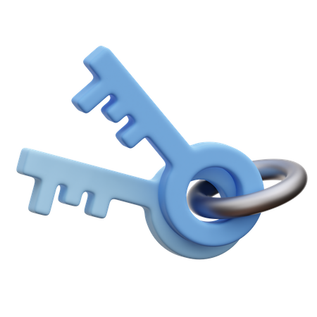 Key  3D Icon