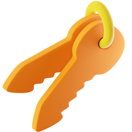 Key  3D Icon