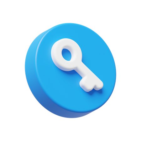 Key  3D Icon