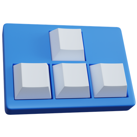 Keyboard  3D Icon