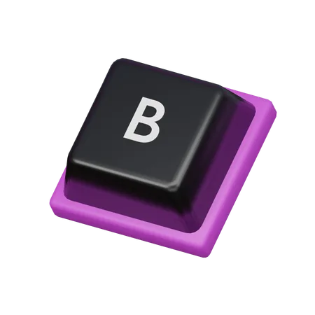 Tecla b  3D Icon