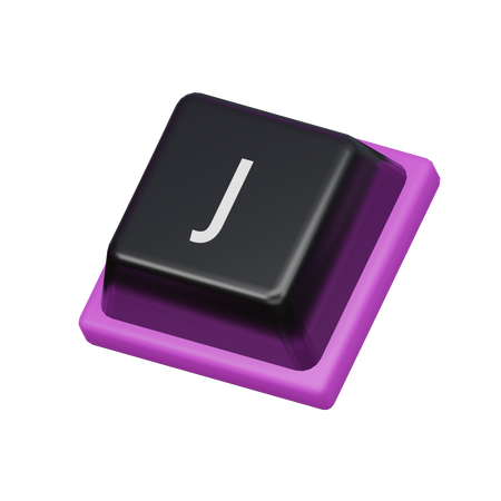 Tecla j  3D Icon