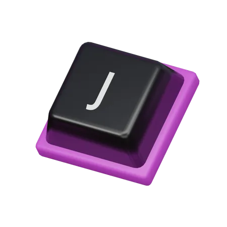 Tecla j  3D Icon