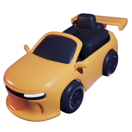 子供用電気自動車  3D Icon