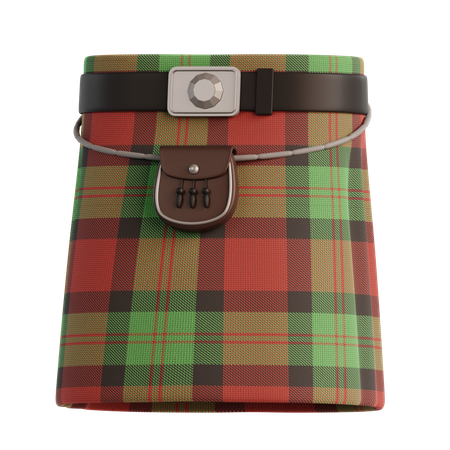 Kilt escocês  3D Icon