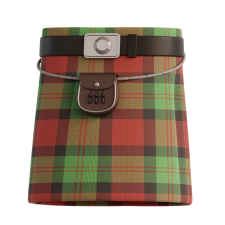 Kilt escocês  3D Icon