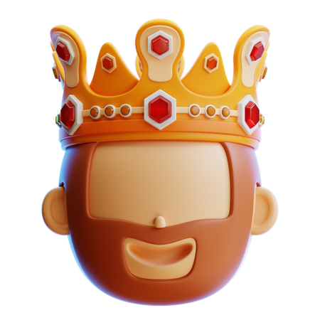 King  3D Icon