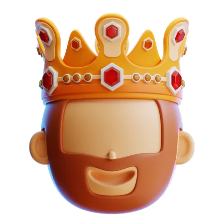 King  3D Icon