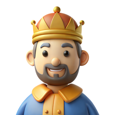 King  3D Icon