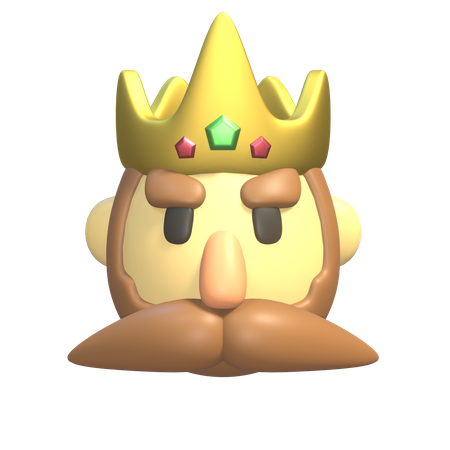 King  3D Icon