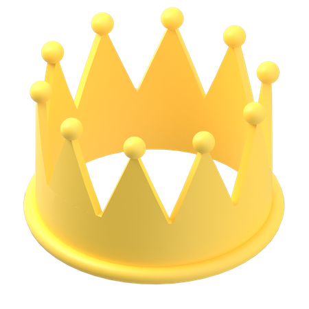 King Crown  3D Illustration