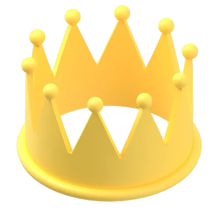 King Crown  3D Illustration