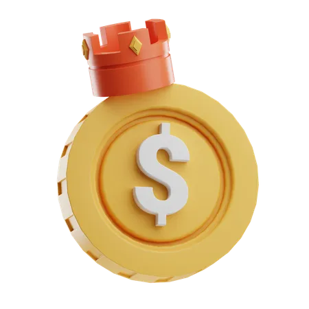 King dollar  3D Icon