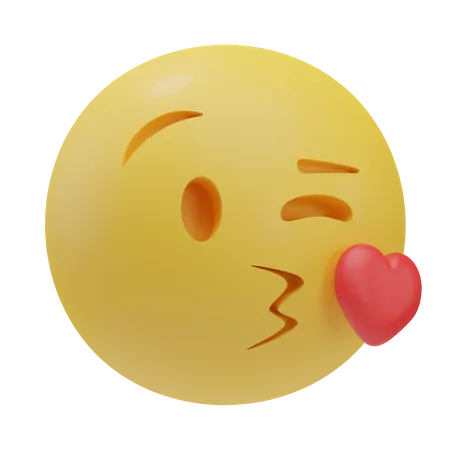 Kiss  3D Emoji