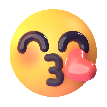 Kiss  3D Icon