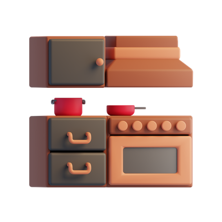 Kitchen  3D Icon