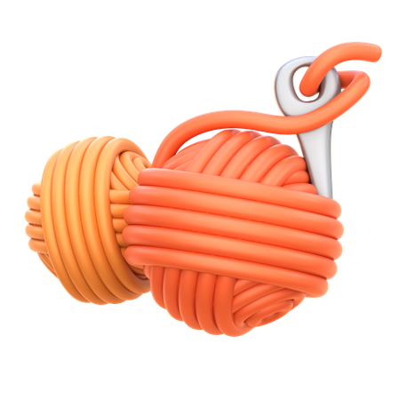 Knitting Yarn  3D Icon