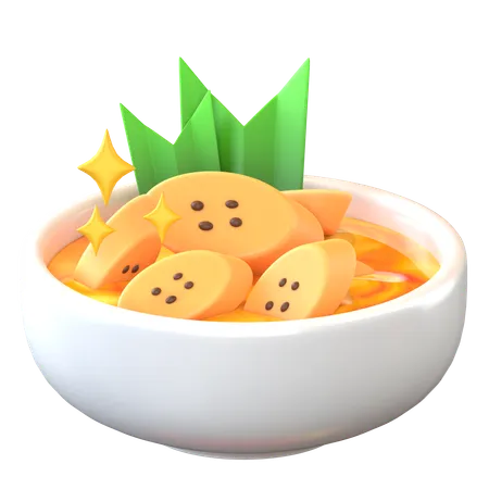 Kolak Pisang  3D Icon