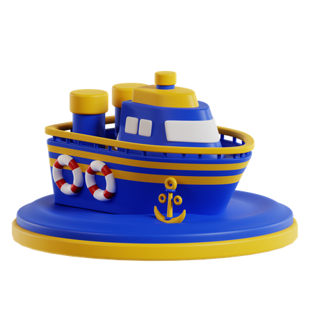 Kreuzfahrt  3D Icon