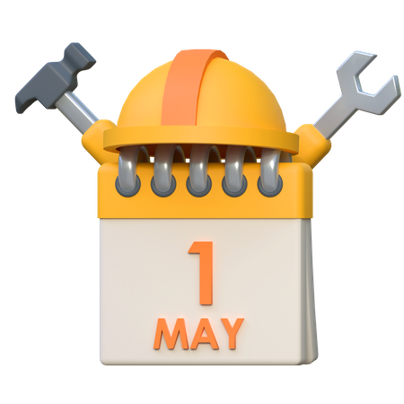 Labor Day Calendar  3D Icon