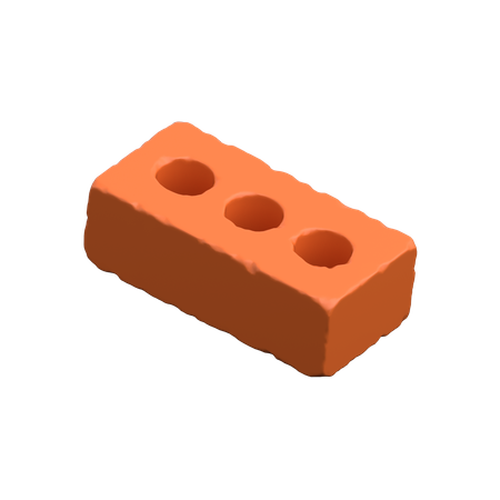 Ladrillo  3D Icon