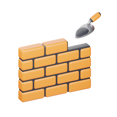 Ladrillos de construcción  3D Icon