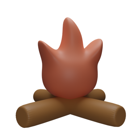 Lagerfeuer  3D Icon