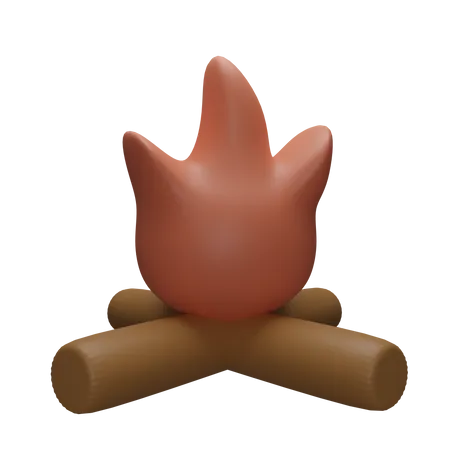 Lagerfeuer  3D Icon