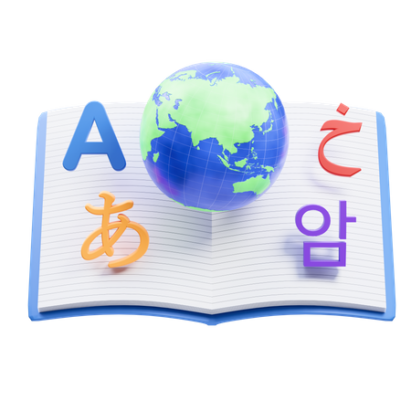 Language Learning  3D Icon