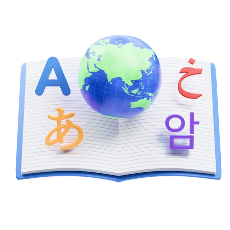 Language Learning  3D Icon